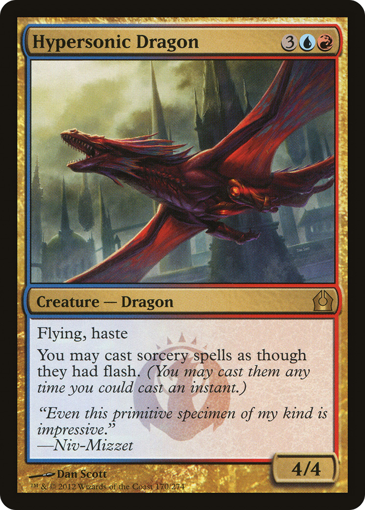 Hypersonic Dragon (RTR-170) [Return to Ravnica]