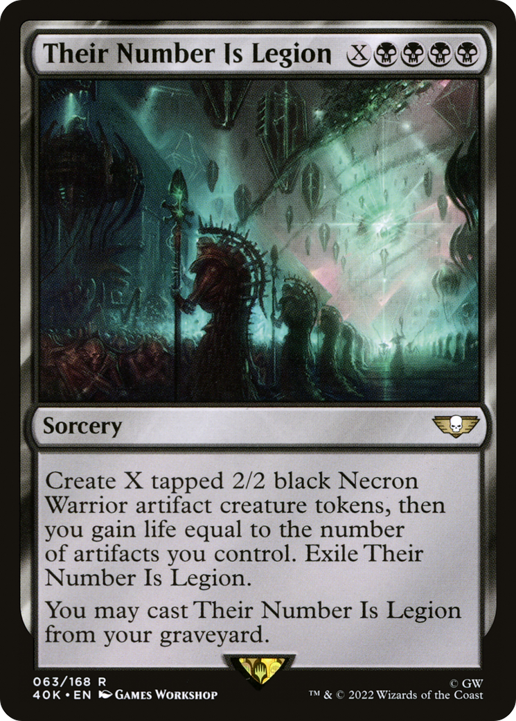 Their Number Is Legion (40K-063) [Warhammer 40,000 Commander]