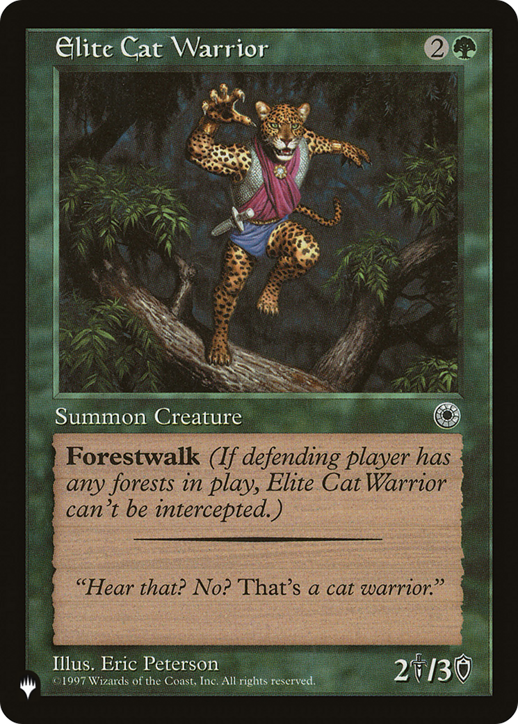 Elite Cat Warrior (LIST-POR-163) [The List]