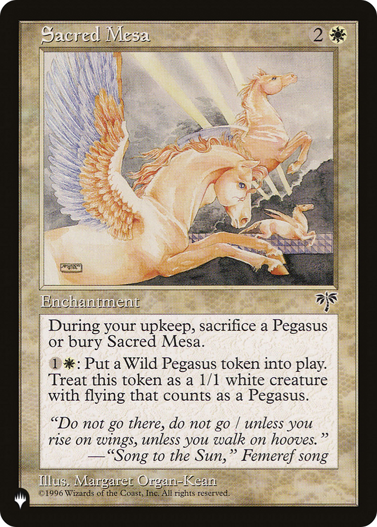 Sacred Mesa (LIST-MIR-37) [The List]