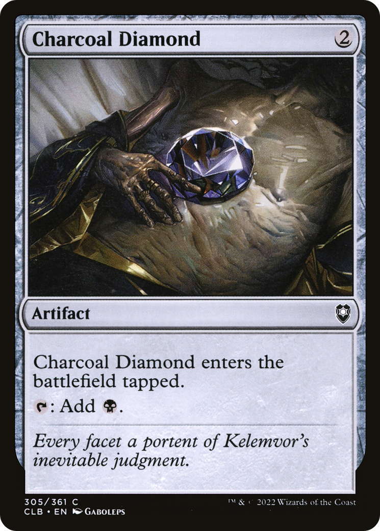 Charcoal Diamond (CLB-305) [Commander Legends: Battle for Baldur's Gate] Foil