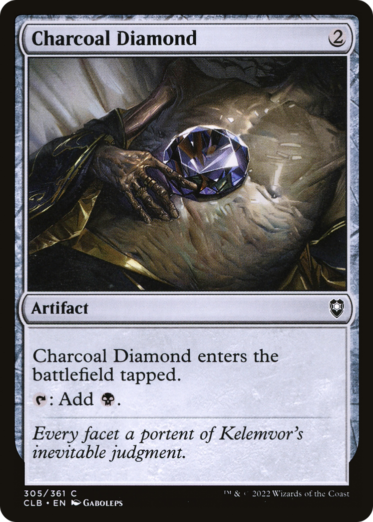Charcoal Diamond (CLB-305) [Commander Legends: Battle for Baldur's Gate]