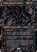 Lukka, Bound to Ruin (ONE-363) [Phyrexia: All Will Be One] (Borderless) Foil