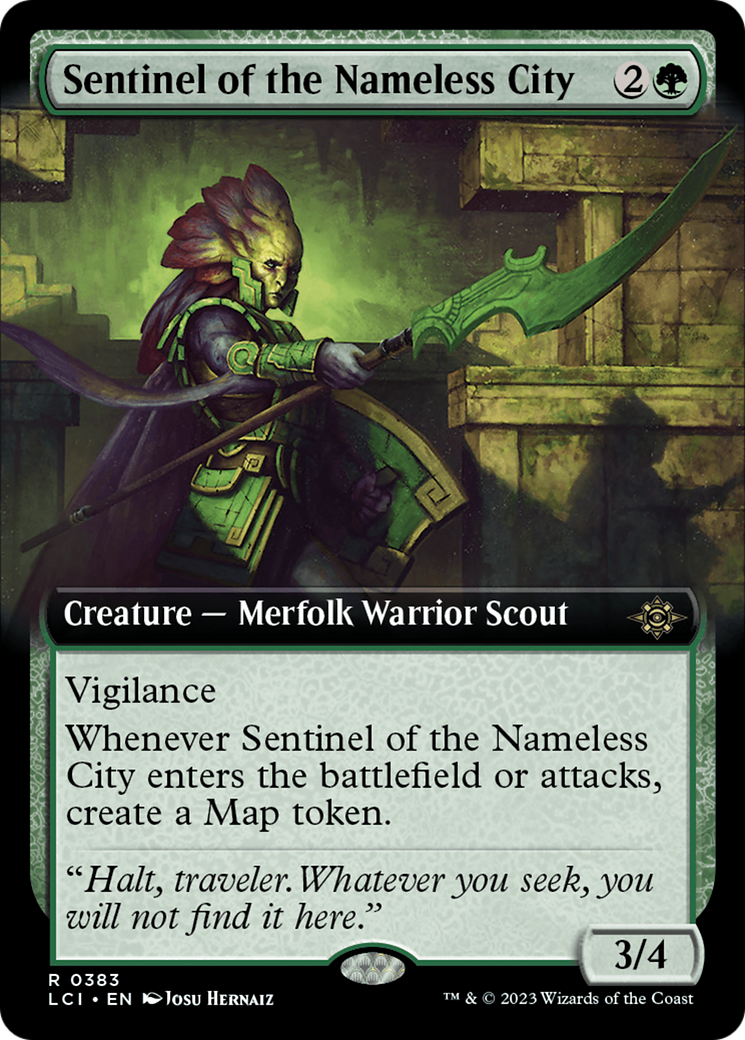 Sentinel of the Nameless City (LCI-383) [The Lost Caverns of Ixalan]: (Extended Art)