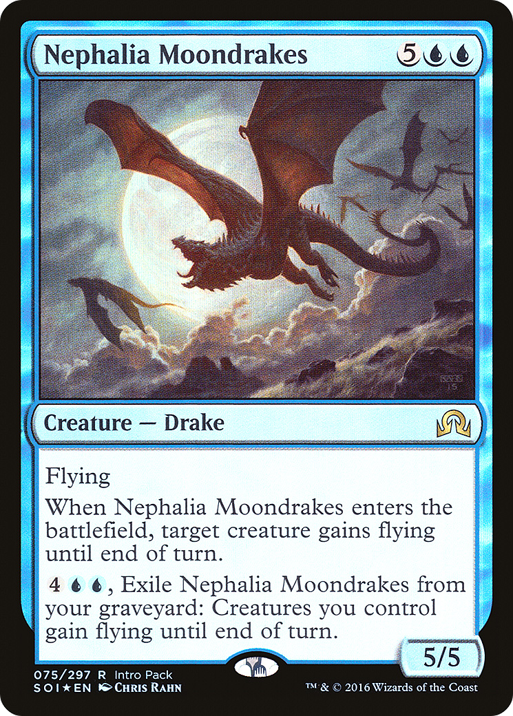 Nephalia Moondrakes (UMP-075) [Shadows over Innistrad Promos] Foil