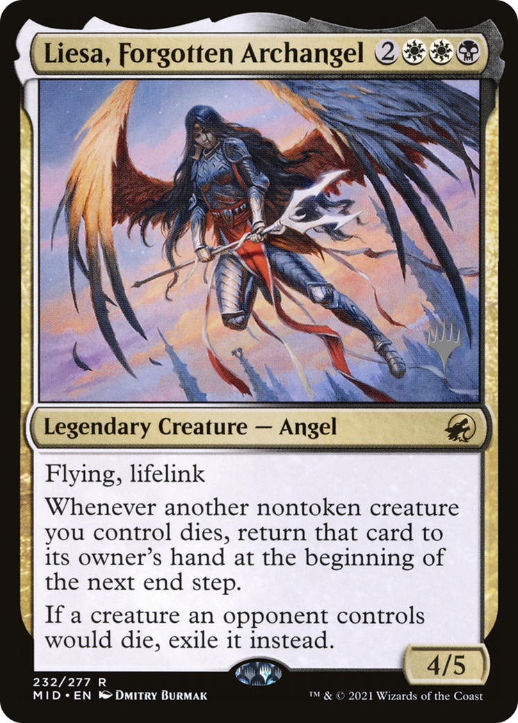 Liesa, Forgotten Archangel (PPMID-232P) [Promo Pack: Innistrad: Midnight Hunt Promos]