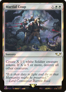 Martial Coup (Surge Foil) (40K-189) [Warhammer 40,000 Commander] Foil