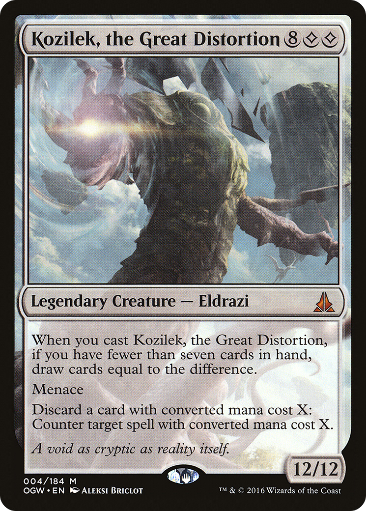 Kozilek, the Great Distortion (OGW-004) [Oath of the Gatewatch]