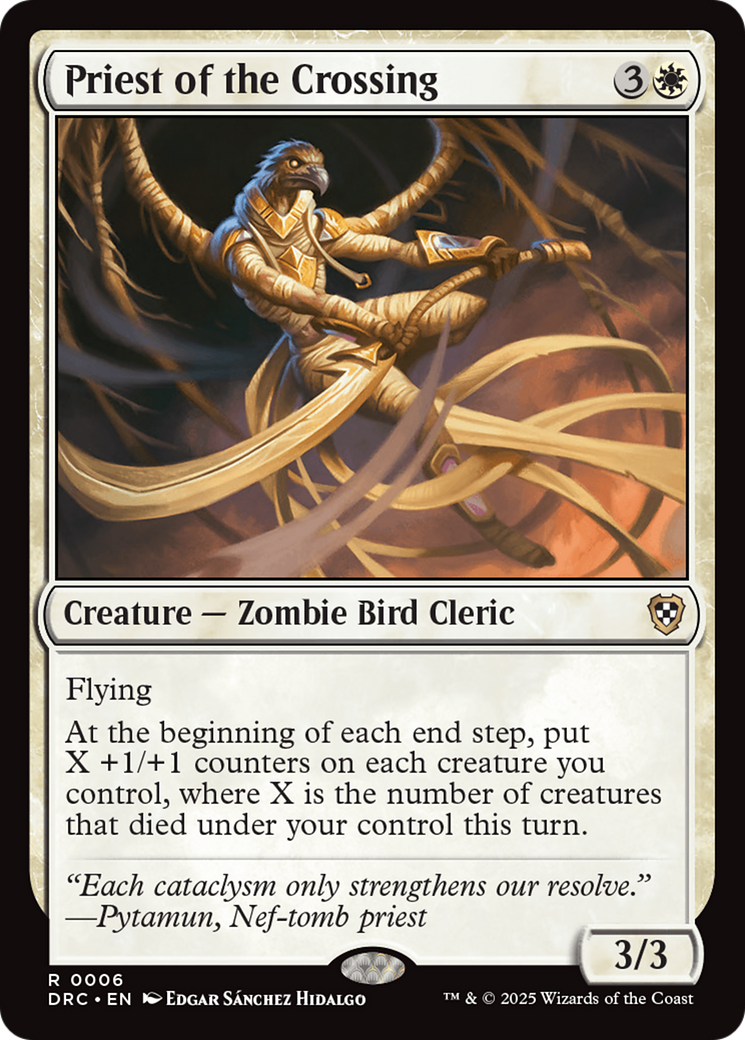 Priest of the Crossing (DRC-006) [Commander: Aetherdrift]