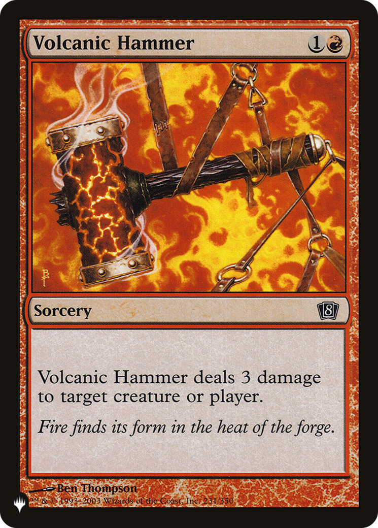 Volcanic Hammer (LIST-8ED-231) [The List]