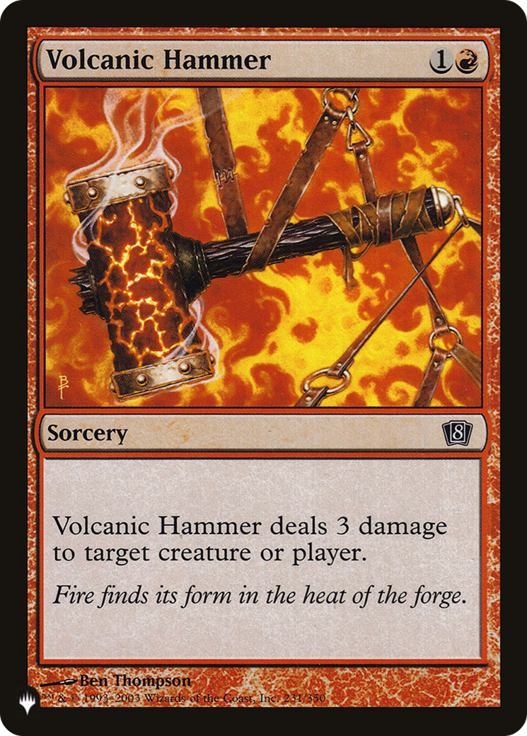 Volcanic Hammer (LIST-8ED-231) [The List]