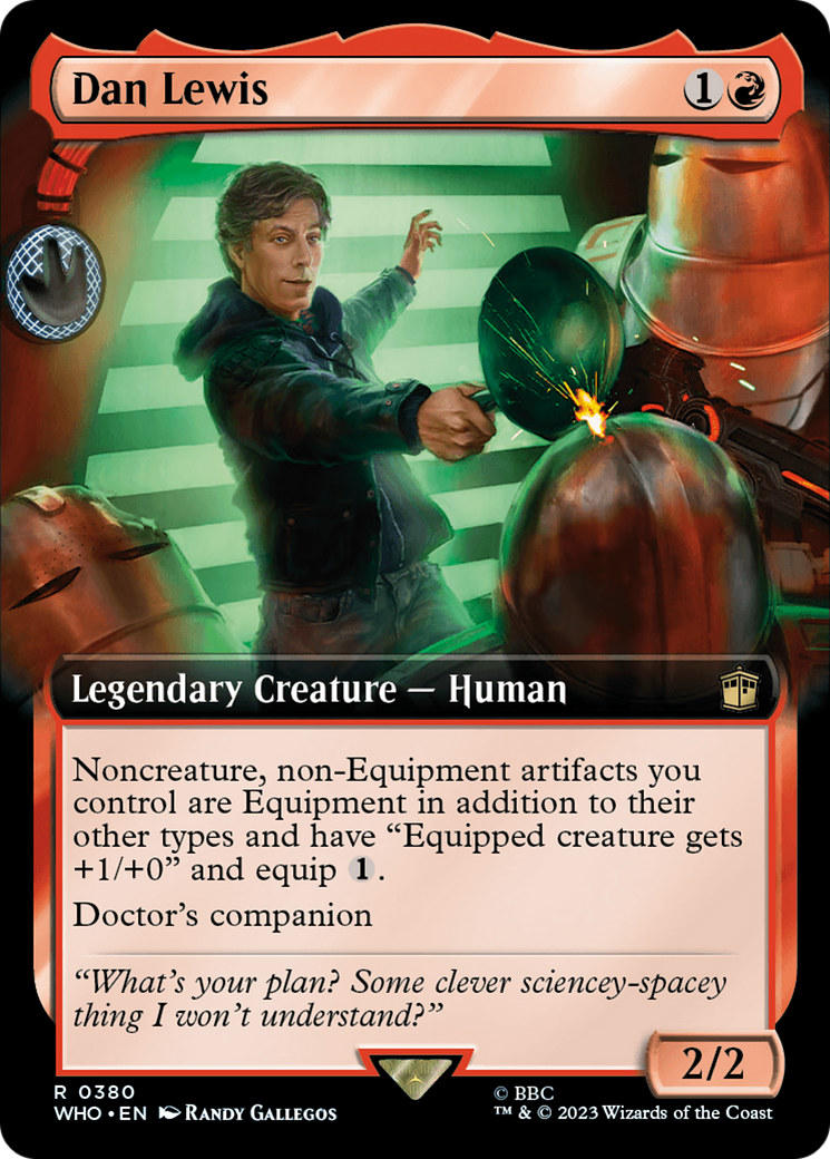 Dan Lewis (WHO-380) [Doctor Who]: (Extended Art) Foil