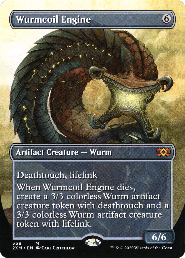 Wurmcoil Engine (2XM-368) [Double Masters] (Borderless) Foil
