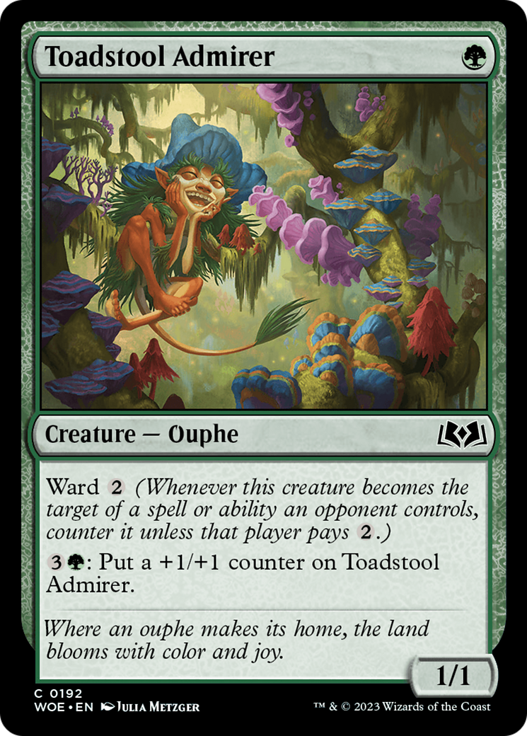 Toadstool Admirer (WOE-192) [Wilds of Eldraine]