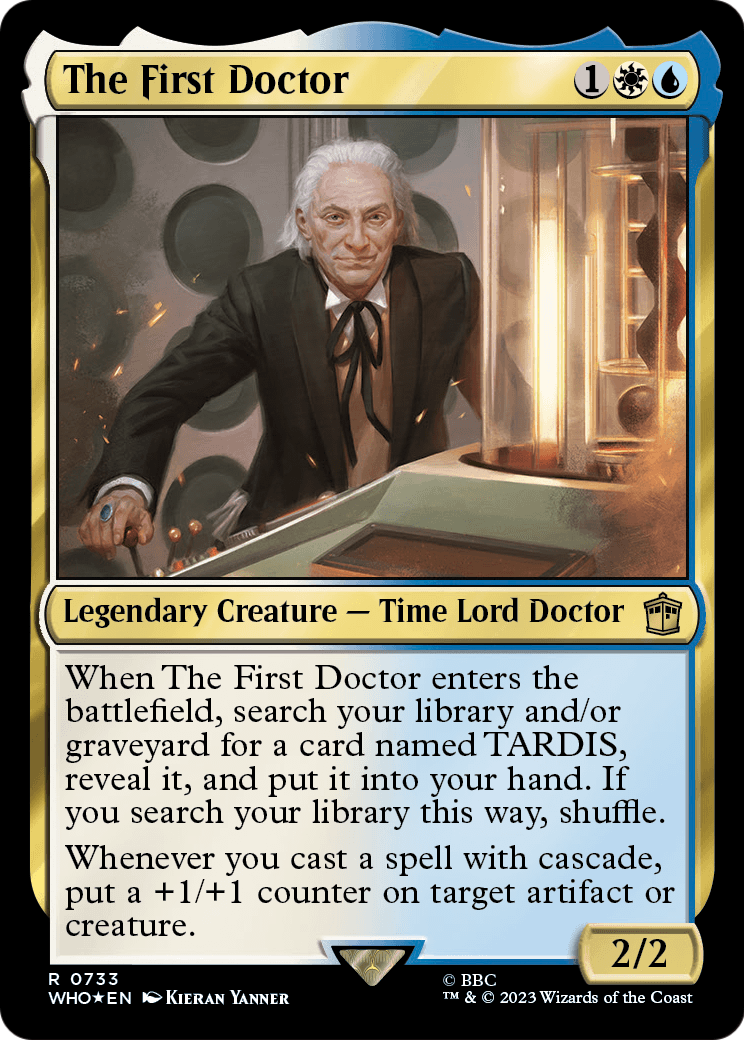 The First Doctor (Surge Foil) (WHO-733) [Doctor Who] Foil