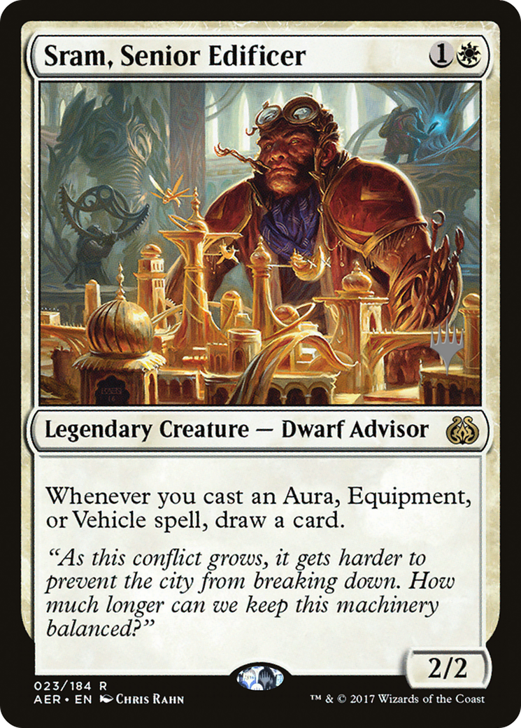 Sram, Senior Edificer (PPKHM-23P) [Promo Pack: Aether Revolt Promos]