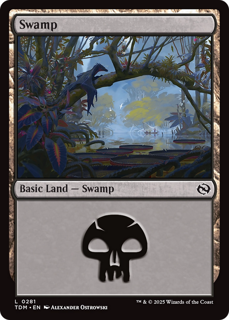 Swamp (TDM-281) [Tarkir: Dragonstorm] Foil