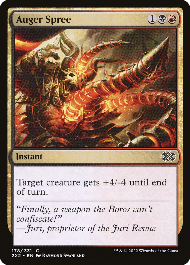 Auger Spree (2X2-178) [Double Masters 2022] Foil