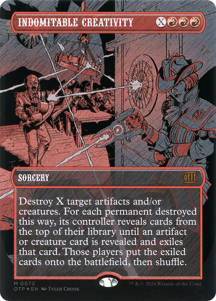 Indomitable Creativity (OTP-072) [Breaking News] (Borderless) Foil