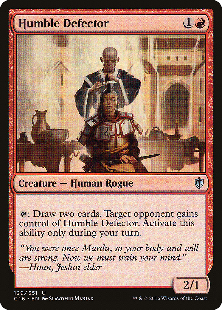 Humble Defector (C16-129) [Commander 2016]