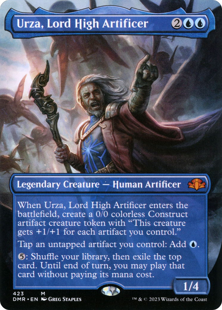 Urza, Lord High Artificer (DMR-423) [Dominaria Remastered] (Borderless)