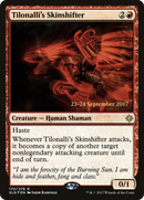 Tilonalli's Skinshifter (PRE-170S) [Ixalan Promos] Foil