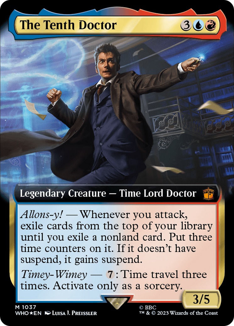 The Tenth Doctor (WHO-1037) [Doctor Who]: (Extended Art) Foil