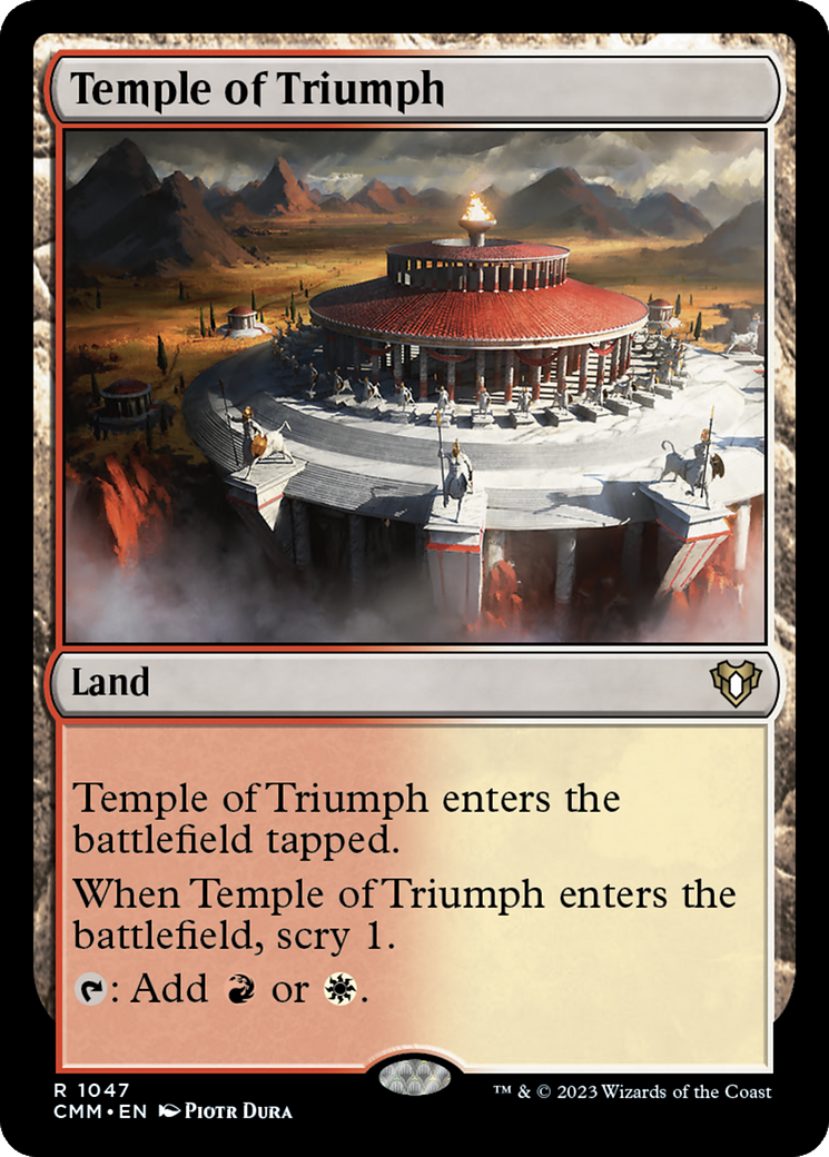 Temple of Triumph (CMM-1047) [Commander Masters]