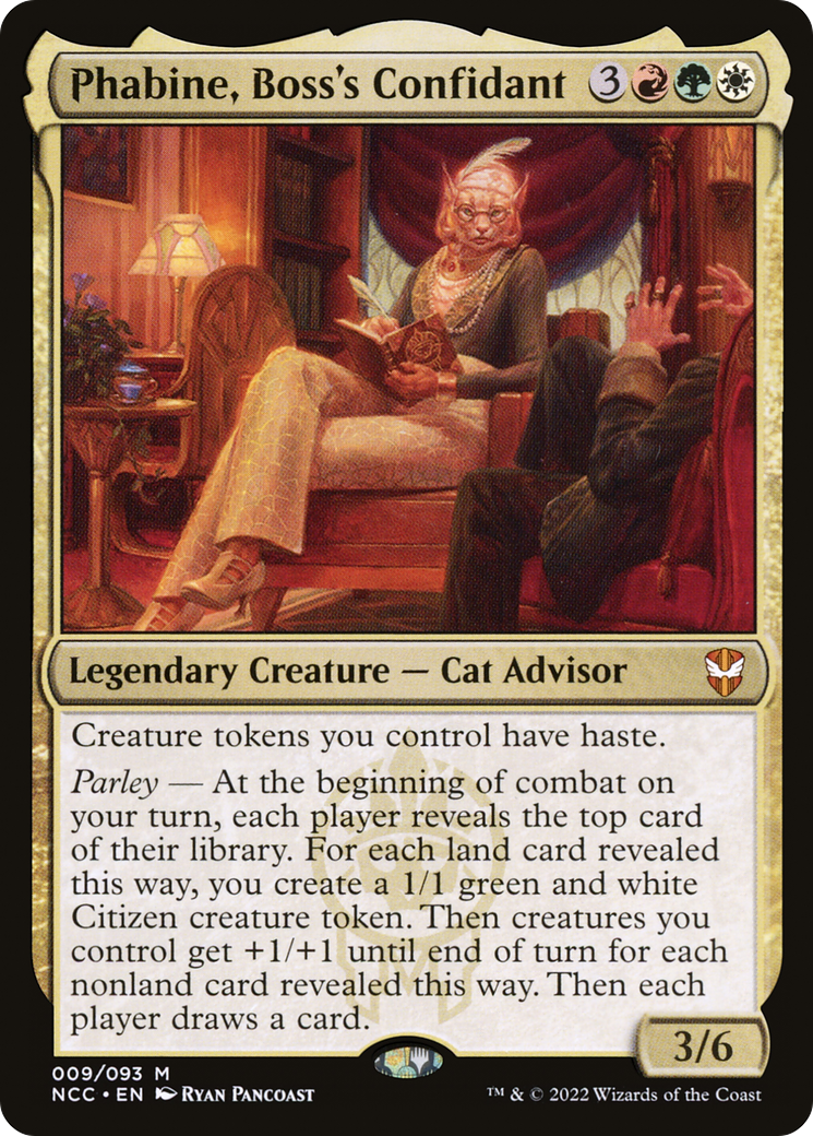 Phabine, Boss's Confidant (NCC-009) [New Capenna Commander]