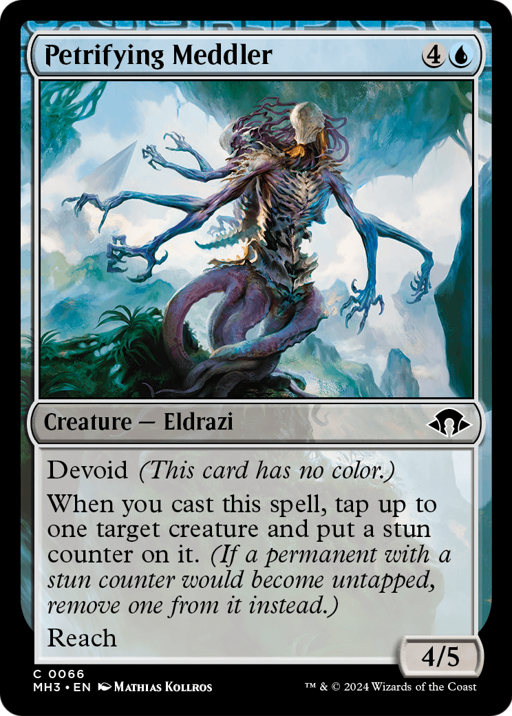 Petrifying Meddler (MH3-066) [Modern Horizons 3]