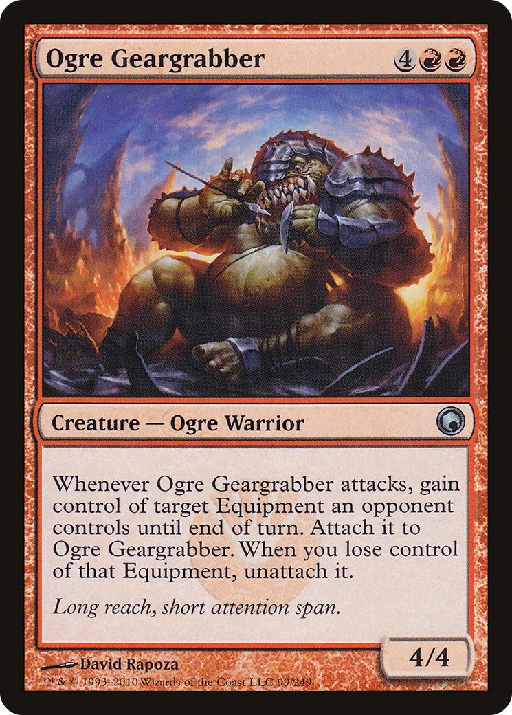 Ogre Geargrabber (SOM-099) [Scars of Mirrodin]