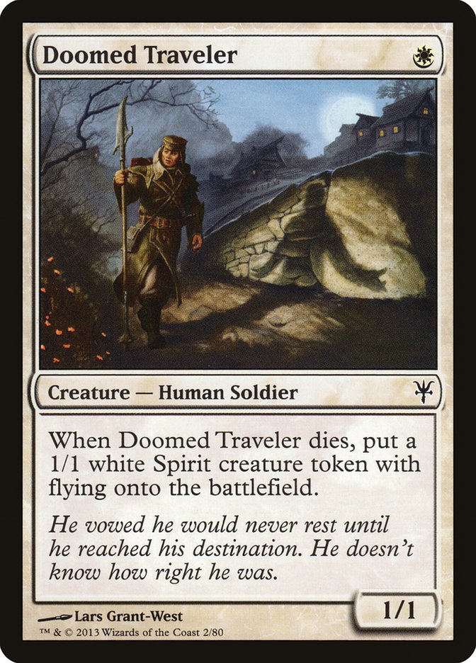 Doomed Traveler (DDK-002) [Duel Decks: Sorin vs. Tibalt]