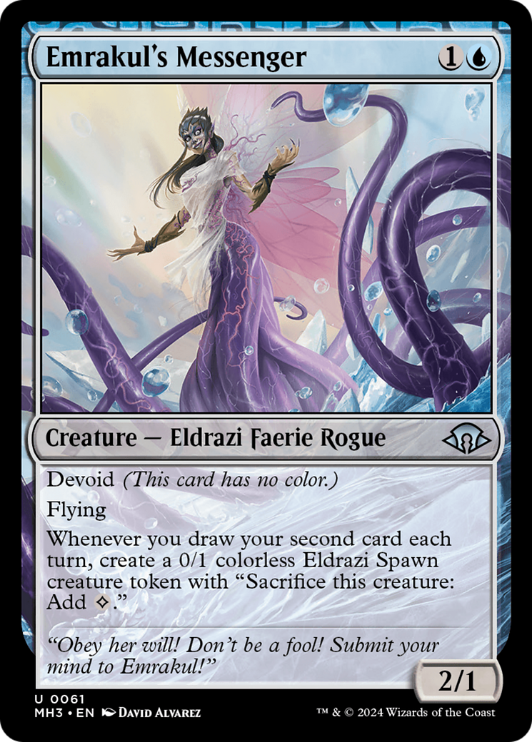 Emrakul's Messenger (MH3-061) [Modern Horizons 3]: (devoid) Foil