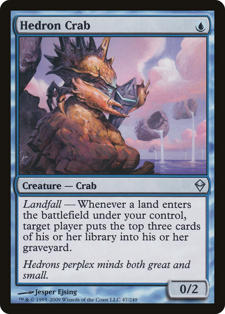 Hedron Crab (ZEN-047) [Zendikar] Foil