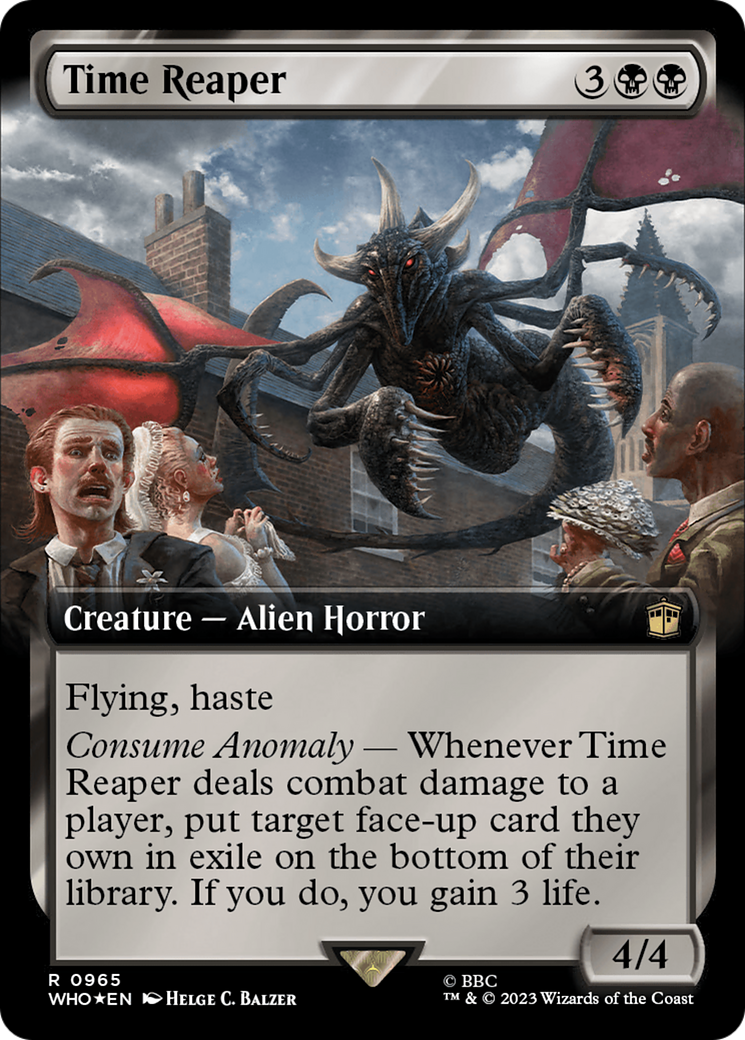 Time Reaper (WHO-965) [Doctor Who]: (Extended Art) Foil