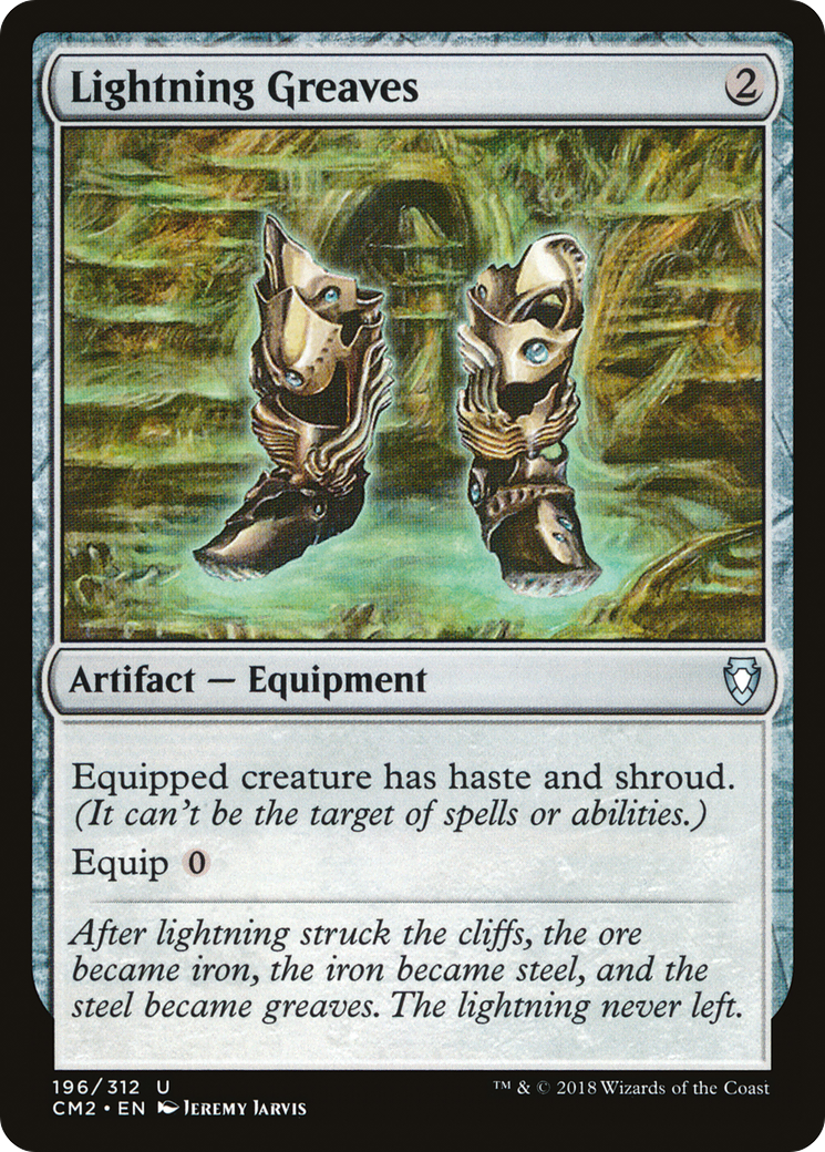 Lightning Greaves (CM2-196) [Commander Anthology Volume II]