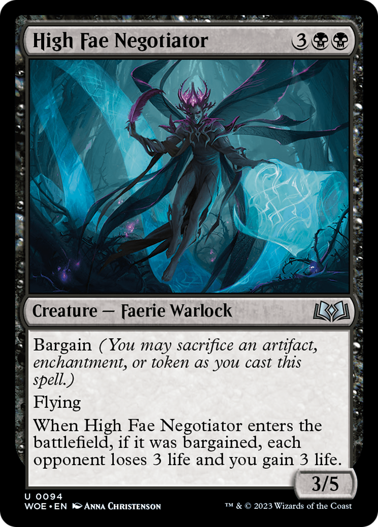 High Fae Negotiator (WOE-094) [Wilds of Eldraine] Foil