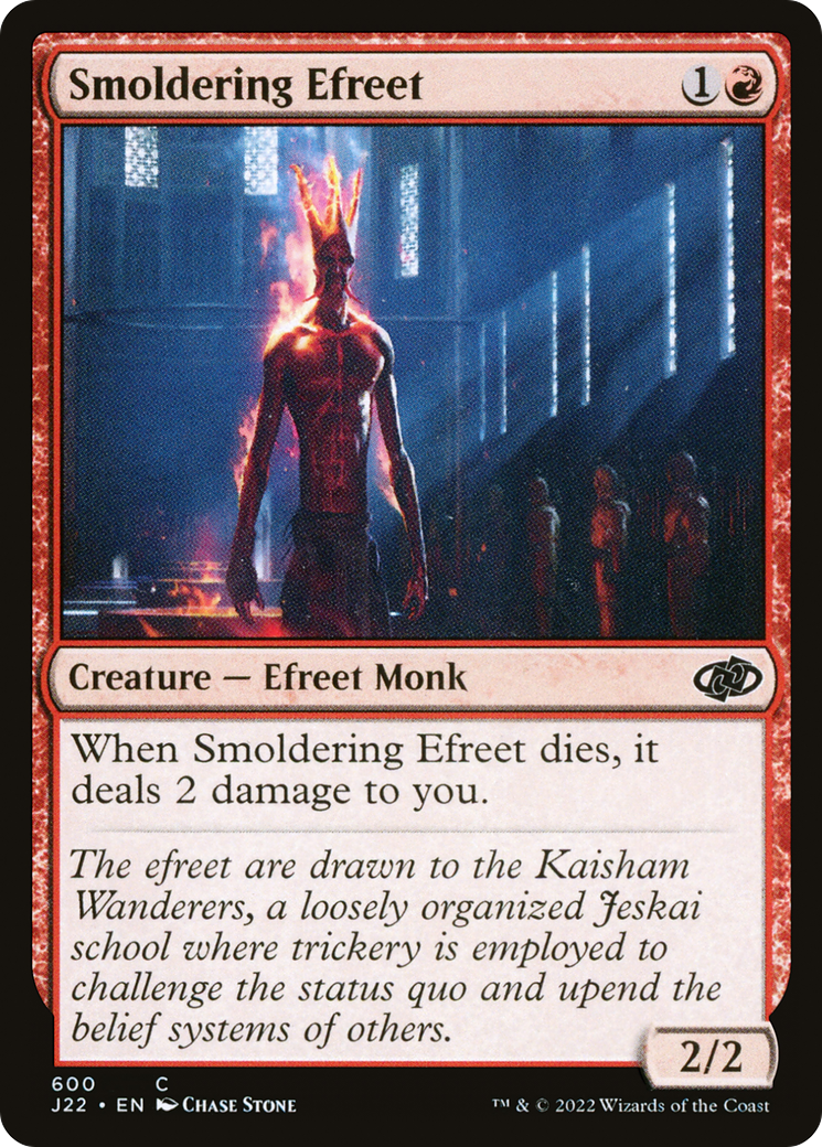 Smoldering Efreet (J22-600) [Jumpstart 2022]