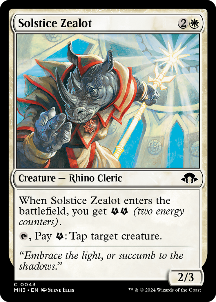 Solstice Zealot (MH3-043) [Modern Horizons 3] Foil