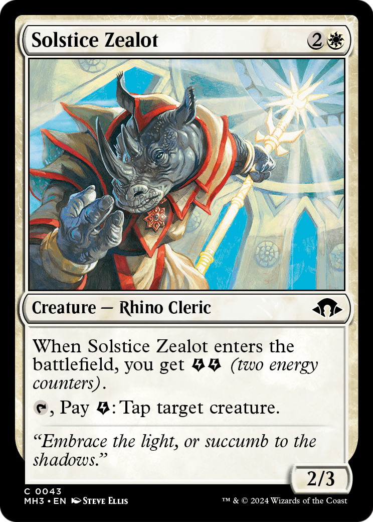 Solstice Zealot (MH3-043) [Modern Horizons 3] Foil