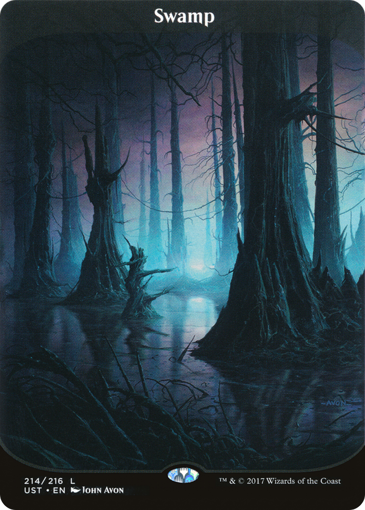 Swamp (UST-214) [Unstable] (Borderless) Foil