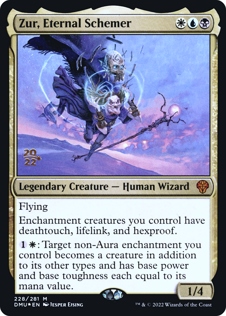 Zur, Eternal Schemer (PRE-228) [Dominaria United Promos] Foil
