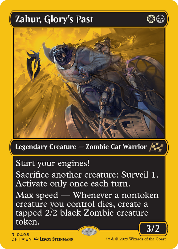 Zahur, Glory's Past (DFT-495) [Aetherdrift] Foil