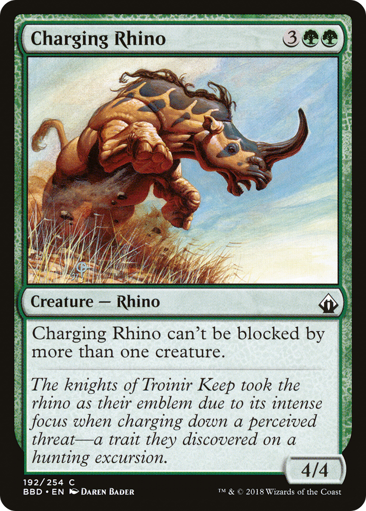 Charging Rhino (BBD-192) [Battlebond] Foil