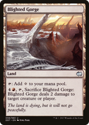Blighted Gorge (DDT-058) [Duel Decks: Merfolk vs. Goblins]