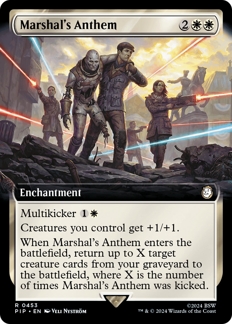 Marshal's Anthem (PIP-453) [Fallout]: (Extended Art) Foil