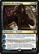 Tezzeret the Schemer (PRE-137S) [Aether Revolt Promos] Foil