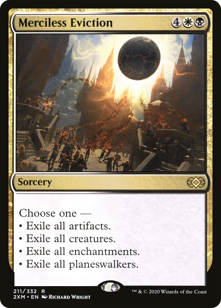 Merciless Eviction (2XM-211) [Double Masters] Foil