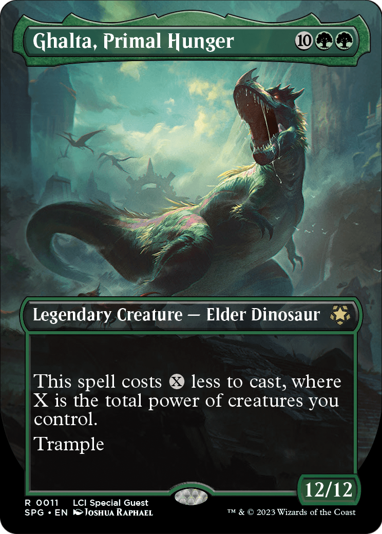 Ghalta, Primal Hunger (Borderless) (SPG-011) [Special Guests]