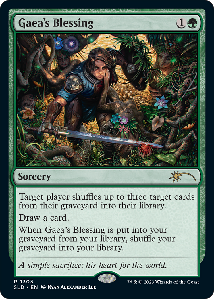 Gaea's Blessing (SLD-1303) [Secret Lair Drop] Foil
